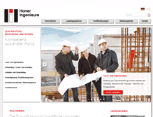 Tablet Screenshot of harrer-ing.net